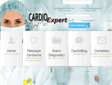 Tablet Screenshot of cardioexpert.it